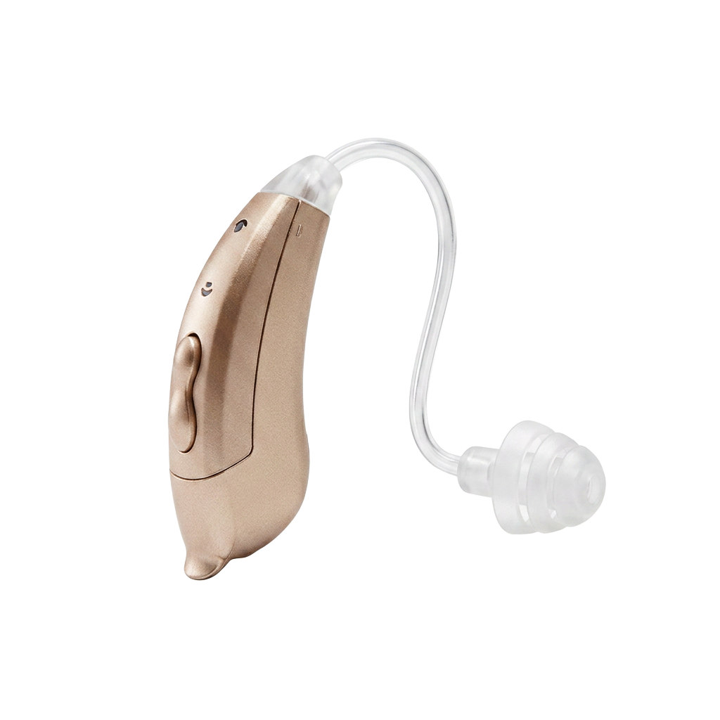 Amplificador auditivo Sonitiva oro champagne, regalo ideal para padres